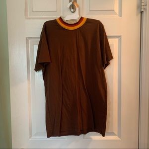Big Bud Press Brown mock neck top
